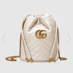 Gucci marmont mini bucket bag